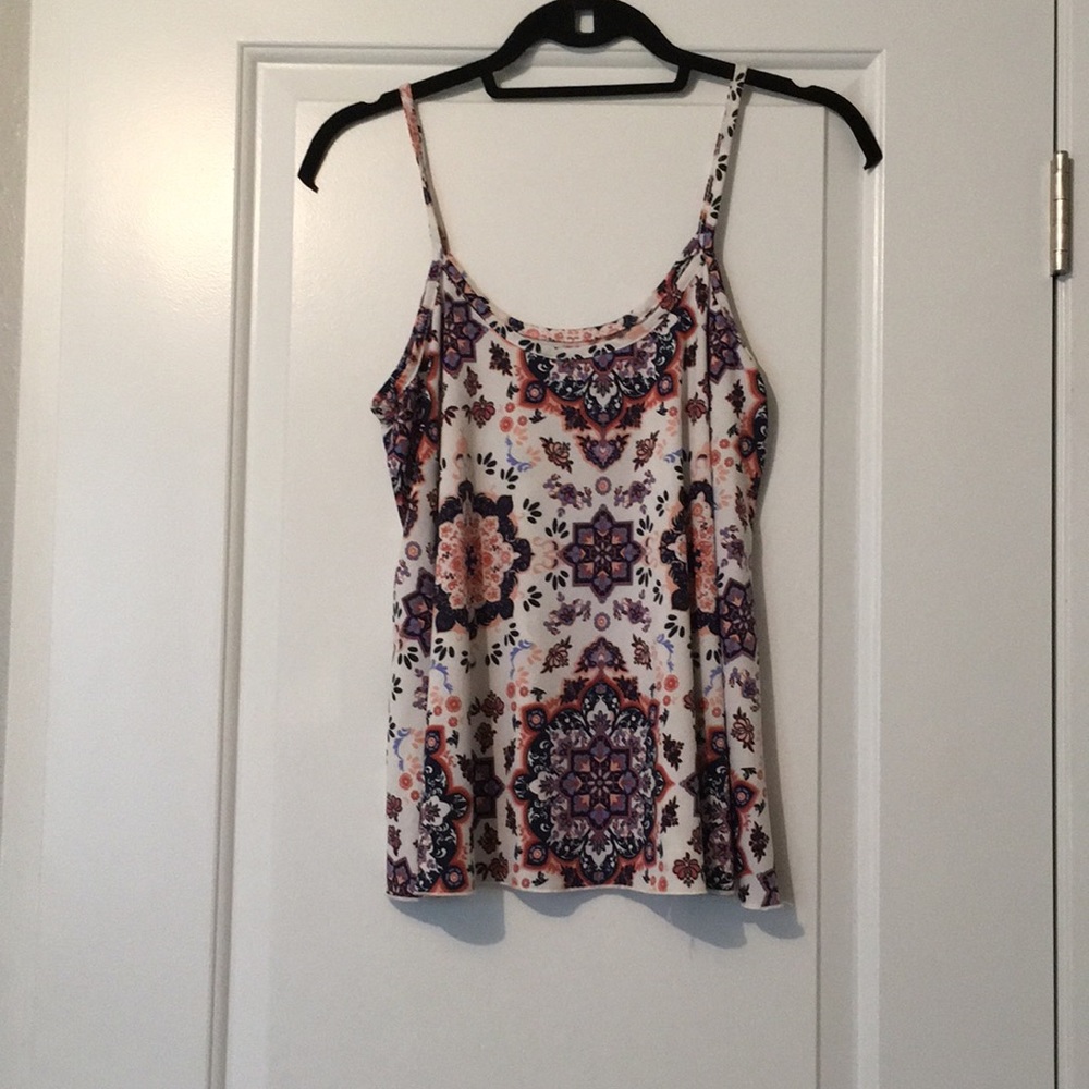First love mandala printed tank top